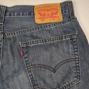 Levi's 514 Straight Leg Men's Medium Wash Jeans Size‎ 32